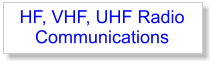 HF, VHF, UHF Radio Communications